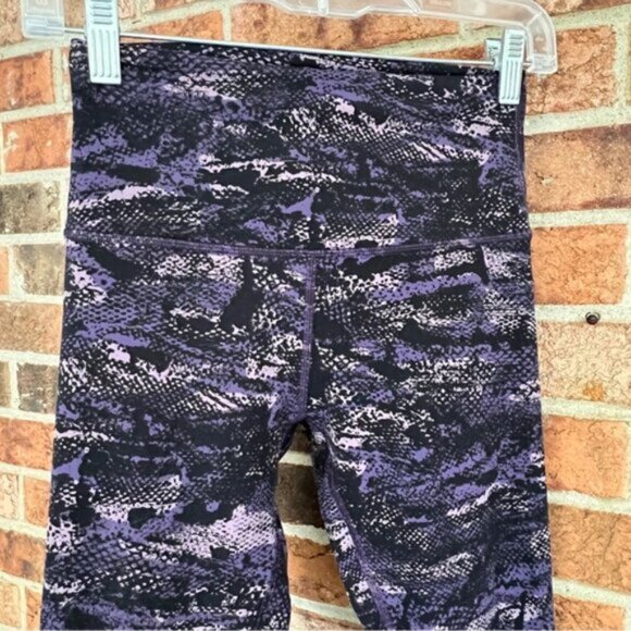 Lululemon   * Align Pant (25") Rip Wave Purple Thunder Black EUC - Picture 5 of 14